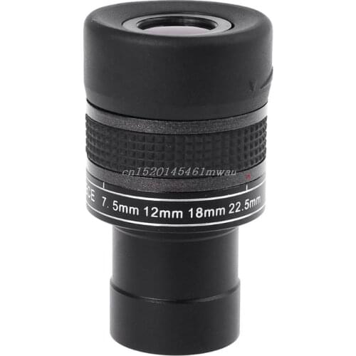 7.5-22.5mm Zoom Professional Telescope Eyepiece HD Accessories High Magnification Continuous Zoom 1.25 inch