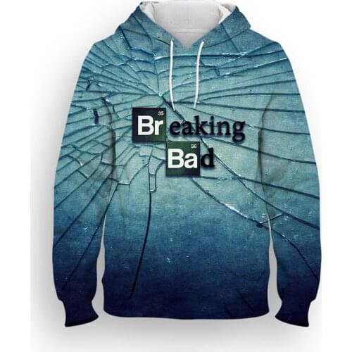 Breaking Bad Japan Harajuku Childrens Clothes Hoodies Kids Sweatshirts Hoody Cartoon Man Top Boys/Girls Pullover Hoodie Printed