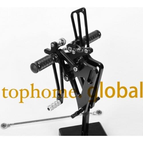 For Honda CBR400 NC29 1993 - 1999 Black CNC Motorcycle Rearsets Foot pegs Rearset 1995 1996 1997 1998 motorcycle footpeg