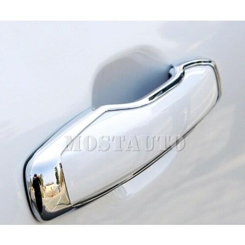 For Volvo S90 V90 2017-2019 ABS Chromed Car Door Handle Cover Trim 4pcs Car Accessories Interior Car Decor Car Trim