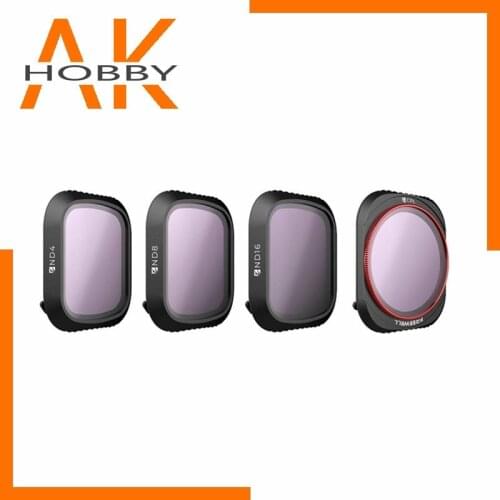 Freewell Standard Day – 4K Series – 4Pack Suite ND4, ND8, ND16, CPL, Camera Lens Filters Compatible for DJI Mavic 2 Pro Drone