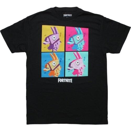 Cartoon Fortnite T-shirt Summer Casual Short Sleeves Women Men New Unisex Fashion Round Neck Short Sleeves Japanese Anime Tees