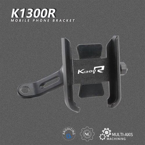 K 1300 R For BMW K1300R 2009-2015 2014 2013 2012 2011 Motorcycle CNC Aluminum Handle Bar Mobile Phone Bracket GPS Stand Holder