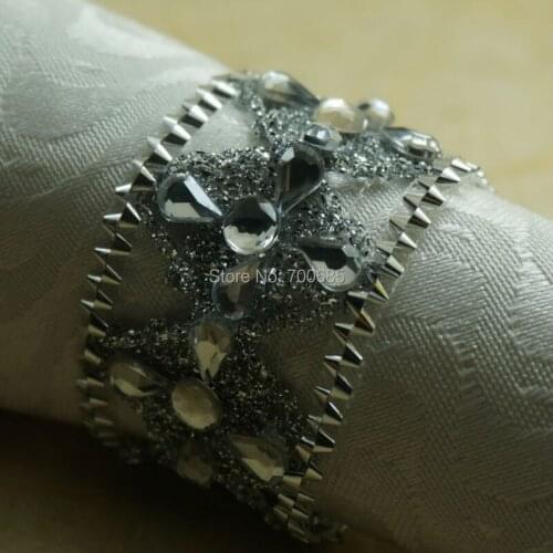 Crown napkin ring, silver decoration napkin holder