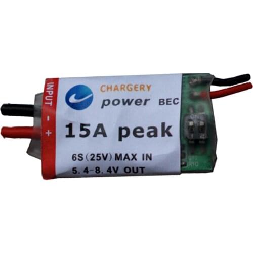CHARGERY BECLV V1.1 Battery Eliminator Circuit 15A 25V 5.4V 5.9V 7.4V 8.4V Selectable 2S 3S 4S 5S 6S LiPo Packs for RC Models