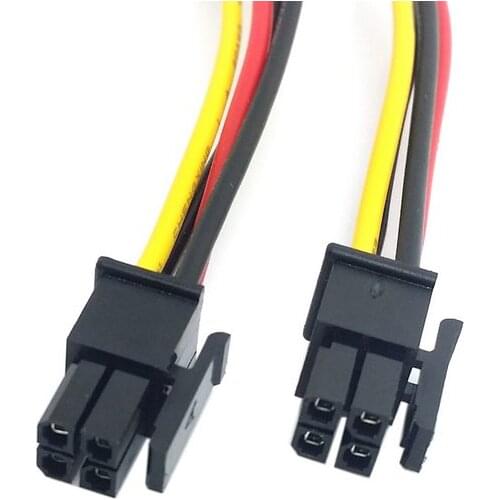 ATX Molex Micro Fit Connector 4Pin Male to 4pin Male Power Cable 60cm