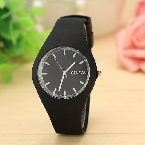 Fashion Brand Silicone Women watch Quartz Casual watch Style Women Dress watch Jelly Wristwatch For Women Relogio Feminino