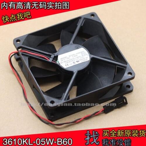 NEW NMB-MAT Minebea 3610KL-05W-B60 9025 24V 0.26a 9cm Frequency converter cooling fan