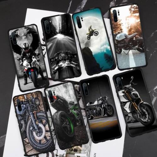 New Retro Moto Cross Motorcycle Phone Case For Huawei honor Mate P 9 10 20 30 40 Pro 10i 7 8 a x Lite nova 5t cover funda coque