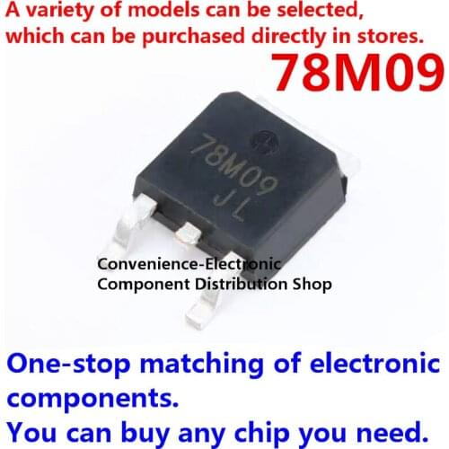 10PCS/PACK L78M09CDT SMD CJ78M09 78M09 Patch TO-252 9V/0.5A three-terminal voltage stabilizing circuit/linear