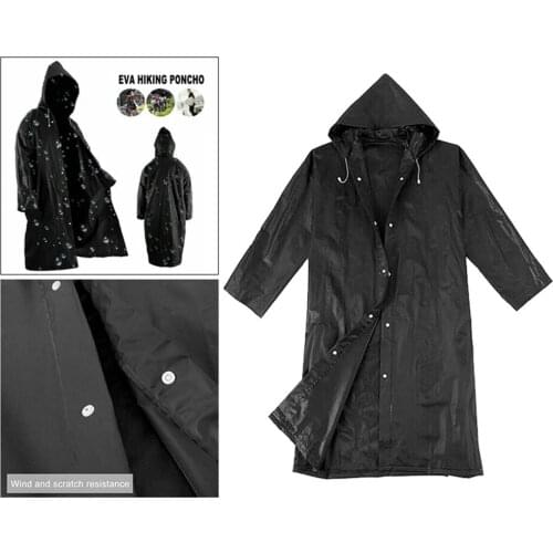 Women Mens Lightweight Outdoor Waterproof Raincoat Poncho Portable Packable Rain Jacket with Hood for Outdoor Sports