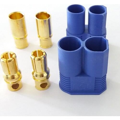 Factory Sale! 1 Pairs EC8 Device Connector Plug Male and Female Brass for Heavy Truck Car Jump Starter, Booster Car Battery
