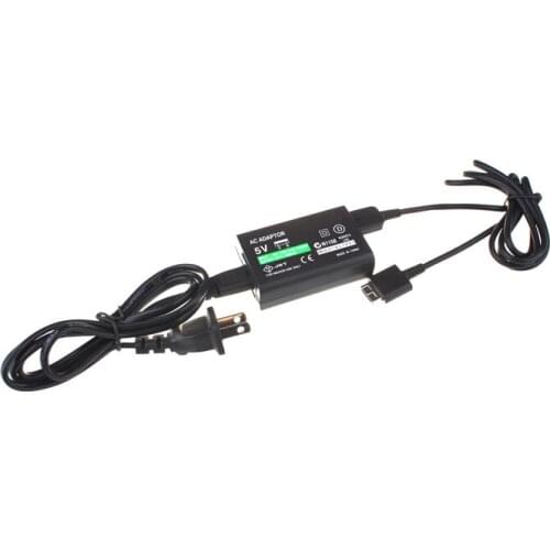 OSTENT US Plug AC Wall Charger Adapter & USB Charging Cable Cord for Sony PS Vita PSV