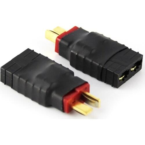 TRX To T Deans Plug Male Female Battery Connector Adapter Without Connector For RC Lipo Battery Connector Adapter RC Parts Accs