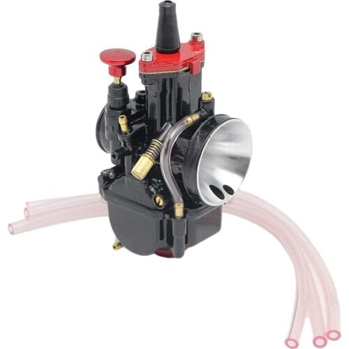 Universal 24mm 100-350cc ATV Carburetor With Nozzles For PWK Black