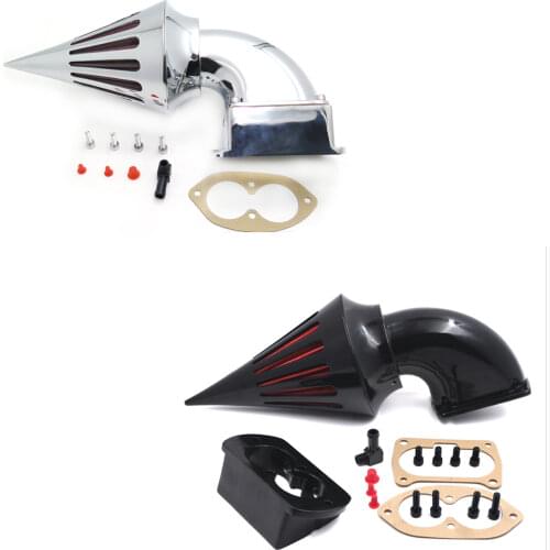 Aftermarket free shipping motor parts For Motorcycle 02-09 Kawasaki Vulcan1500 1600 Mean Streak Spike Air Cleaner Kits BLACK