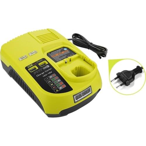 3A For RYOBI Battery Charger 12 14.4v 18V Ni-CD Ni-MH Li-ion P110, P111, P107 P108 for Ryobi one+ Battery P117 high quality