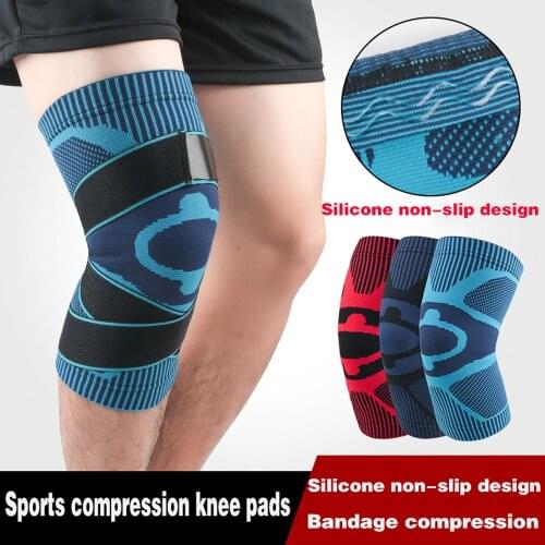 1 Piece Of Bandage Sports Knee Pads Compression Leg Guards Basketball Football Running Squat Patella Protector