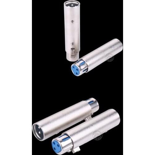 10pcs/lot 3 Pin XLR Converter Adapter Fully Balanced Audio Plugs Adaptor Cord Wire Braided Shielding For Microphone M/M M/F