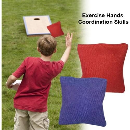 10PCS Bean Bags Throwing Sandbags Outdoor Sandbag Ball Toy Outdoor Family Game Interactive Sports Toy