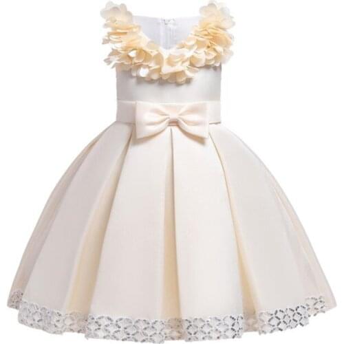 2019 Summer Elegant Princess Dress Kids Dresses For Girls Evening Christmas Party Dress Girls Wedding Gown Children 4 8 10 Years