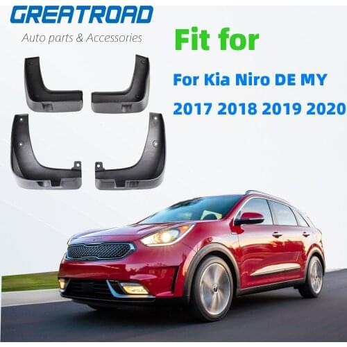 4pcs Mudflaps For Kia Niro DE MY 2017 2018 2019 2020 Mud Flaps Splash Guards Mudguards Mud Flap Front Rear Fender Protector