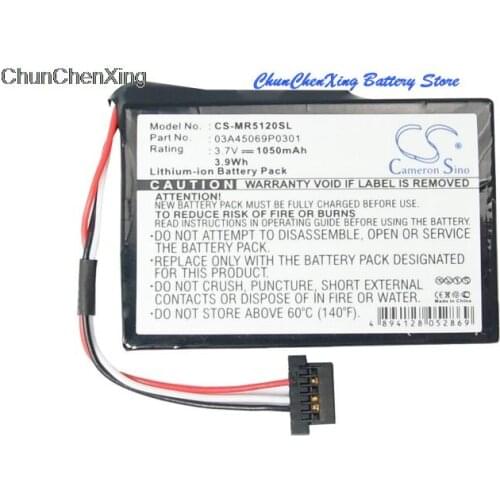 Cameron Sino 1050mAh Battery 03A45069P0301 for Magellan RoadMate 5045, 5045LM, 5045MU, 5045TEU, 5120LMTX, 5145TLM