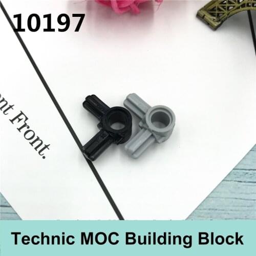10PCS Technology Building Blocks Parts Compatible with Major Brand Moc Parts 10197 Cross Shaft with Bolt Hole Gifts Toys