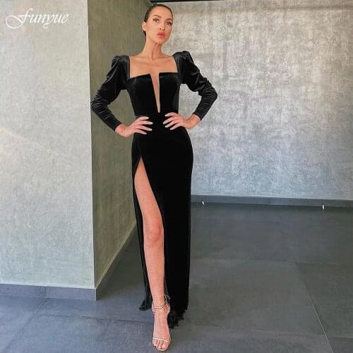 Funyue Women's Evening Dresses Below The Knee