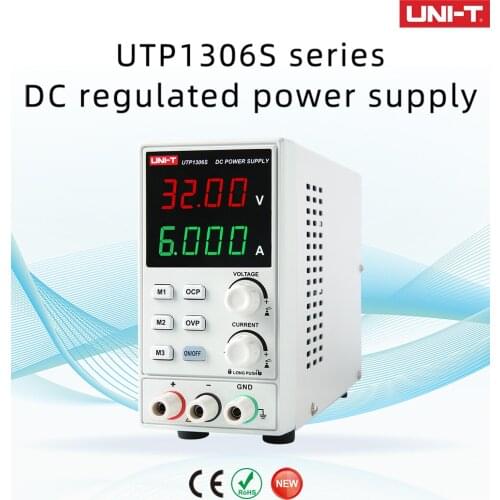 UTP1306S DC Power Supply Stabilized Voltage Supply With Single Output Uni-t UTP1306S Over Voltage/Current/Temperature Protection
