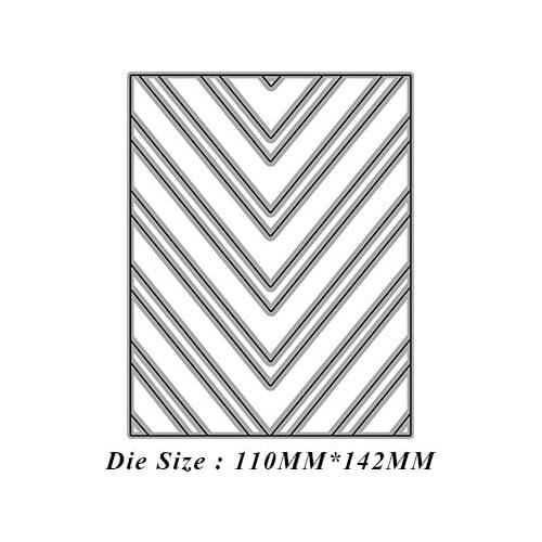 JMCRAFT 2021 Rectangle Lace Frame #2 Metal Cutting Dies DIY Scrapbook Handmade Paper Craft Metal Steel Template Dies