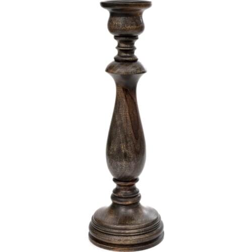 John Molly Decorative Wooden Candlesticks