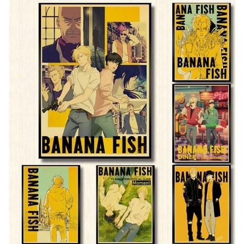 Anime BANANA FISH Paintings Retro Poster Painting Wall Poster Modern Art Poster Modern Home Room Decoration