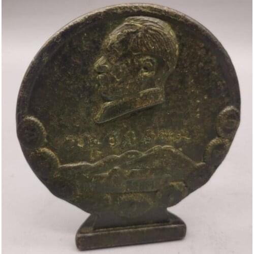 China archaize brass Great leader Chairman MAO small crafts statue #2