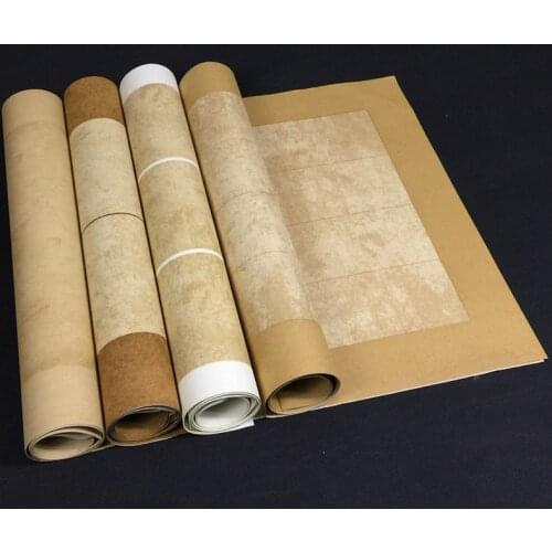 Chinese Half Ripe Rice Paper 5pcs Chinese Calligraphy Exhibition Paper Retro Handmade Xuan Paper Calligraphie Papel Arroz