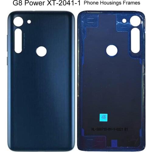 Mobile Phone Housings Frames For Motorola Moto G8 Power XT-2041-1 Battery Back Cover Door Housing Case