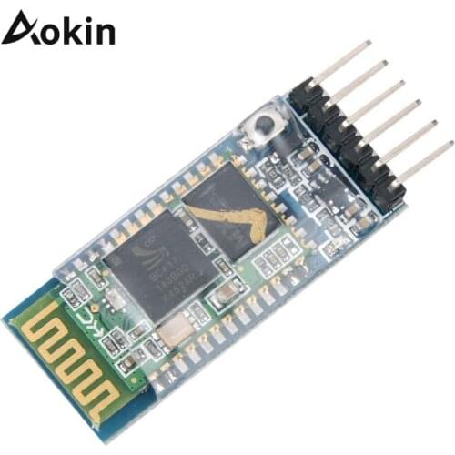 HC05 HC-05 Master-Slave 6pin 6 pin Anti-Reverse Integrated Bluetooth Serial Pass-Through Module Wireless Serial