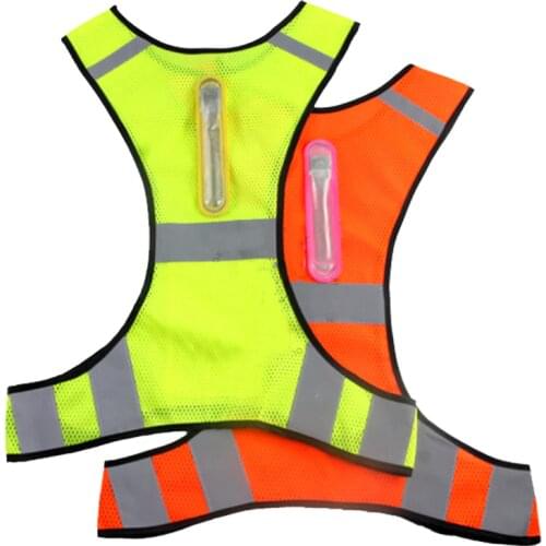 Motorcycle Reflective Jacket Motorcycle Vest Safety Sport LED Jacket Safety Chaleco Reflectante Moto Riding Chaleco Gilet Moto