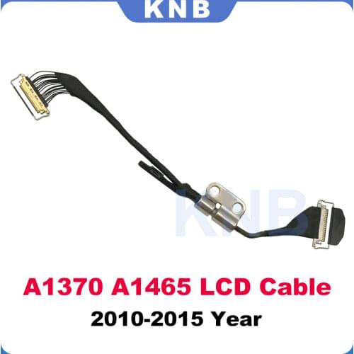 Original For Macbook Air 11" A1370 A1465 LCD LED LVDs Display Screen Cable w/ Left Hinge 2010 2011 2012 2013 2014 2015 years