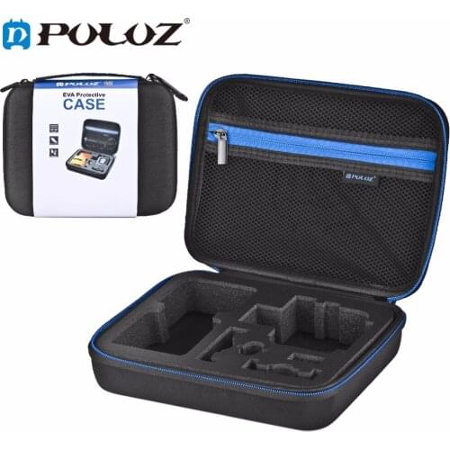 PULUZ for GoPro Accessories Waterproof Carrying Travel Case portable bag stocker for GoPro HERO5 4 Session HERO5 4SJ4000 23x17x7