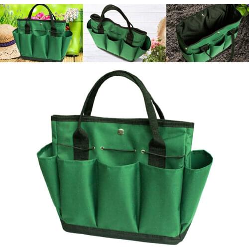Garden Tool Bag Oxford Fabric Garden Bucket Bag For Gardening Tool Shovels Rakes Screwdrivers Organizer Tote Garden Accessories