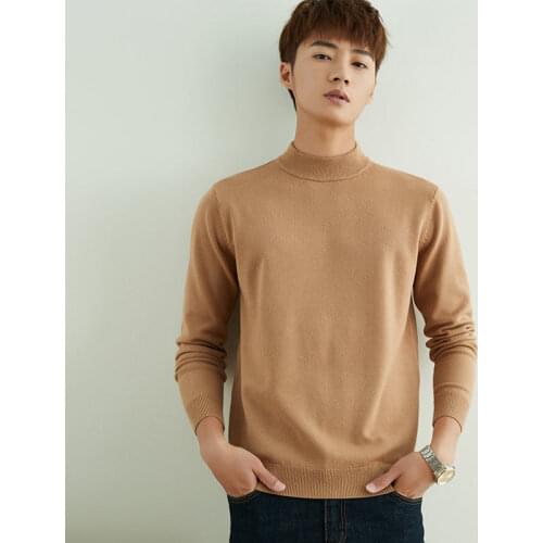 Cashmere Cotton Sweater Men Autumn Winter Jersey Jumper Robe Hombre Pull Homme Hiver Pullover Men Turtleneck Knitted Sweaters