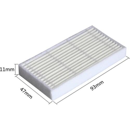 93mm*47mm*11mm Robot vacuum cleaner HEPA Filter Robotic Vacuum Cleaner Spare parts Accessories Replacement model 339000