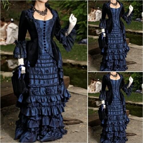 SC-463 Victorian Gothic/Vintage Dress Halloween Theater dress Custom made