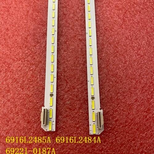 2 PCS/set LED backlight strip FOR LG 60UH770V 60UH7700 6916L-2485A 6916L-2484A 60 V16 ART3 2485 2484 R L type 6922L-0187A