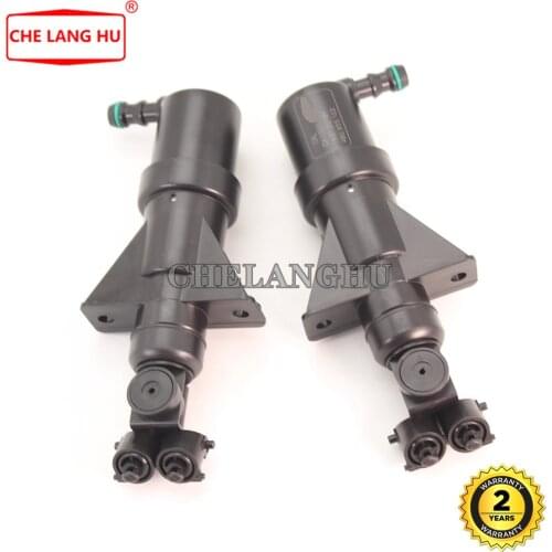 2pcs For Audi A6 RS6 C5 2002 2003 2004 2005 Car-styling Front Headlight Washer Sprayer Nozzle Cylinder Jet