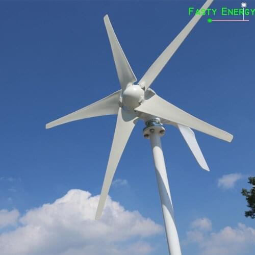 300w/400w new arrival 1.3m start up three phase AC 12v 24v 48v wind turbine home use wind turbine Free Energy