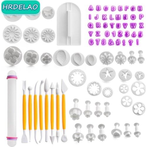86pcs DIY Slimes Flowers Letters Mold Cutter Play Dough Tools Plasticine Rolling Kit Soft Clay Educational toy for chidlren Gift