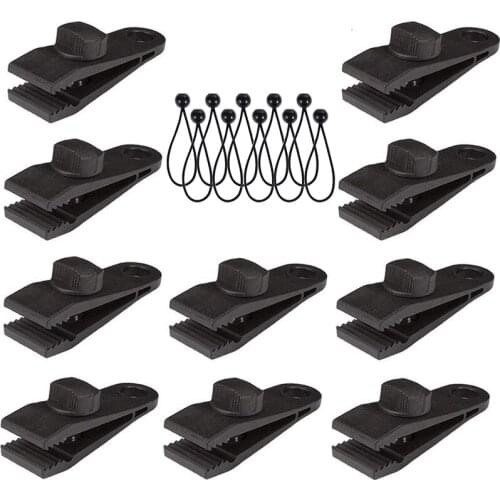 Tarp Clips Heavy Duty Lock Grip, 20 Pack Tarp Clamps Heavy Duty, Shark Tent Fasteners Clips Holder, Pool Awning Cover Bungee Cor