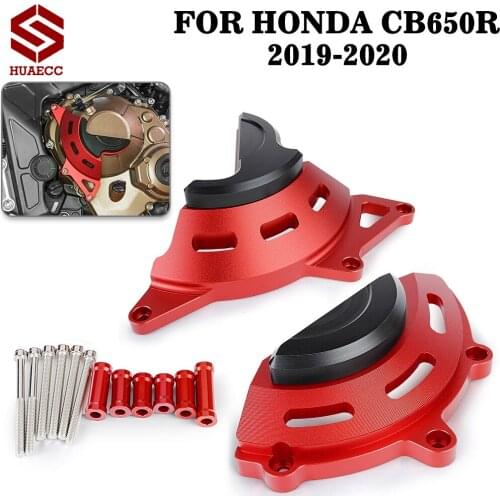 Engine Case Stator Clutch Cover Guard Crash Pad Slider Protector for Honda CB650R 2019 2020
